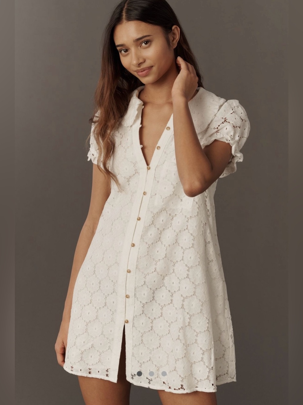 Pilcro Keira Lace Mini Dress